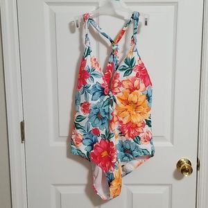 New Floral bathing suit